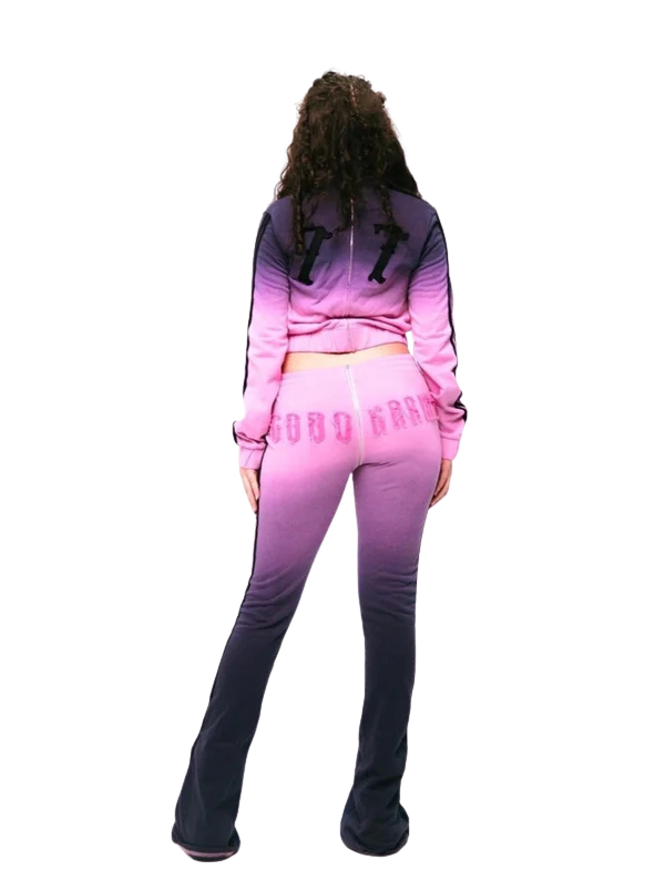 AMETHYST GOOD KARMA FULL ZIPPER SWEATPANTS