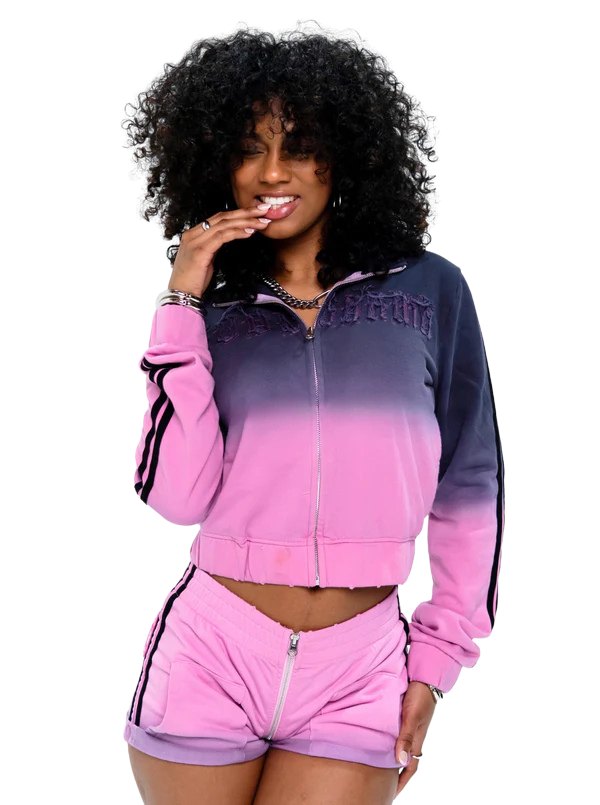 AMETHYST GOOD KARMA FULL ZIPPER JACKET