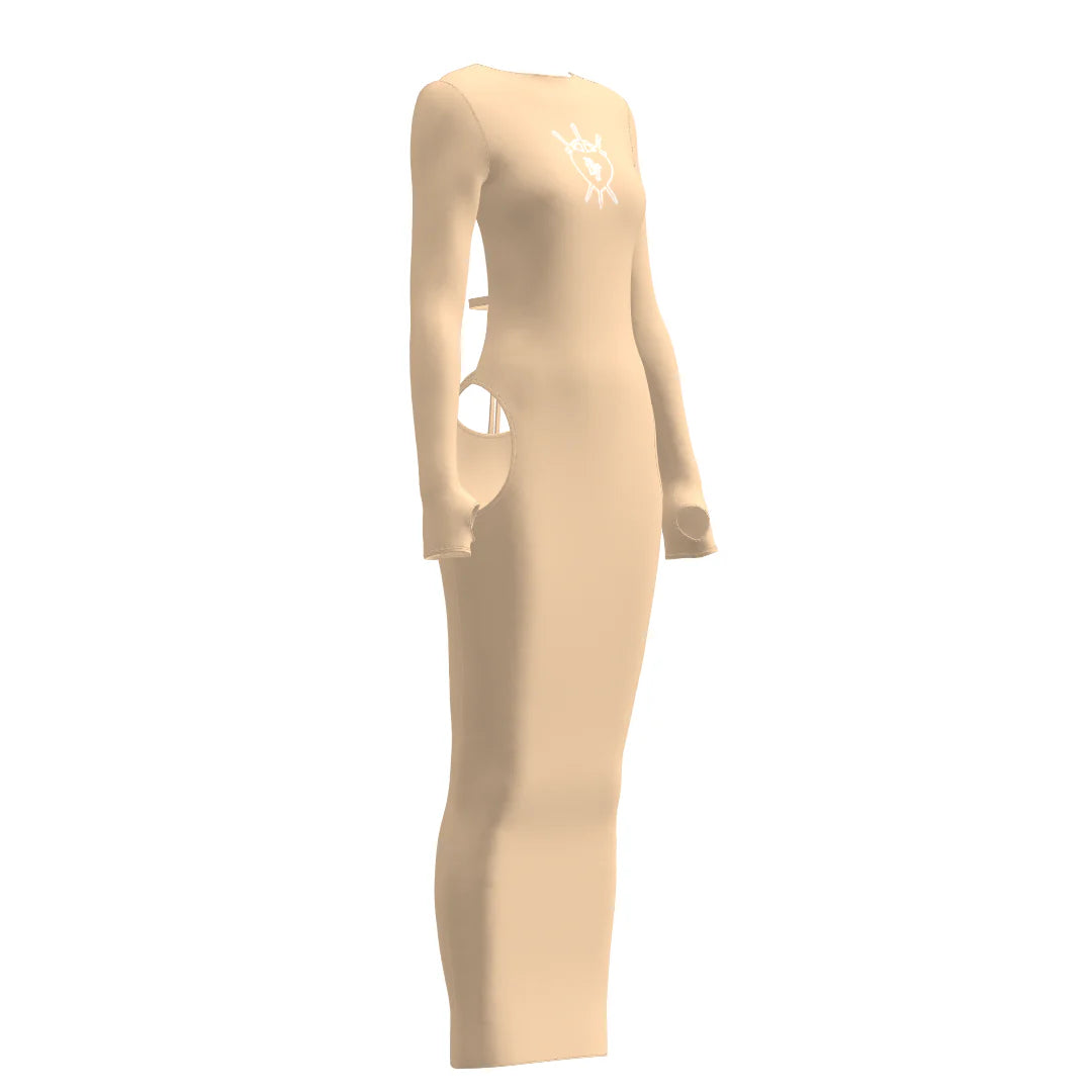 SAND THREE OF SWORDS LOGO DRESS