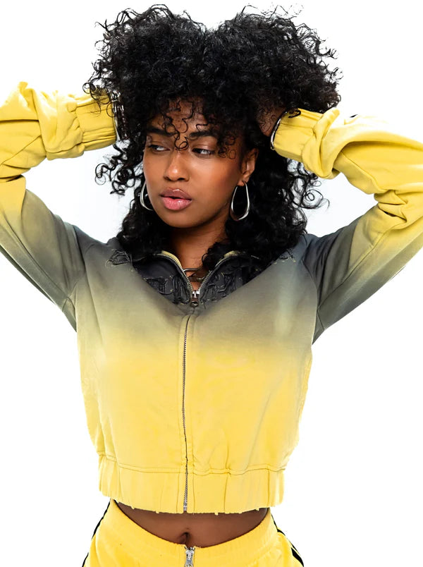 CITRINE GOOD KARMA FULL ZIPPER JACKET