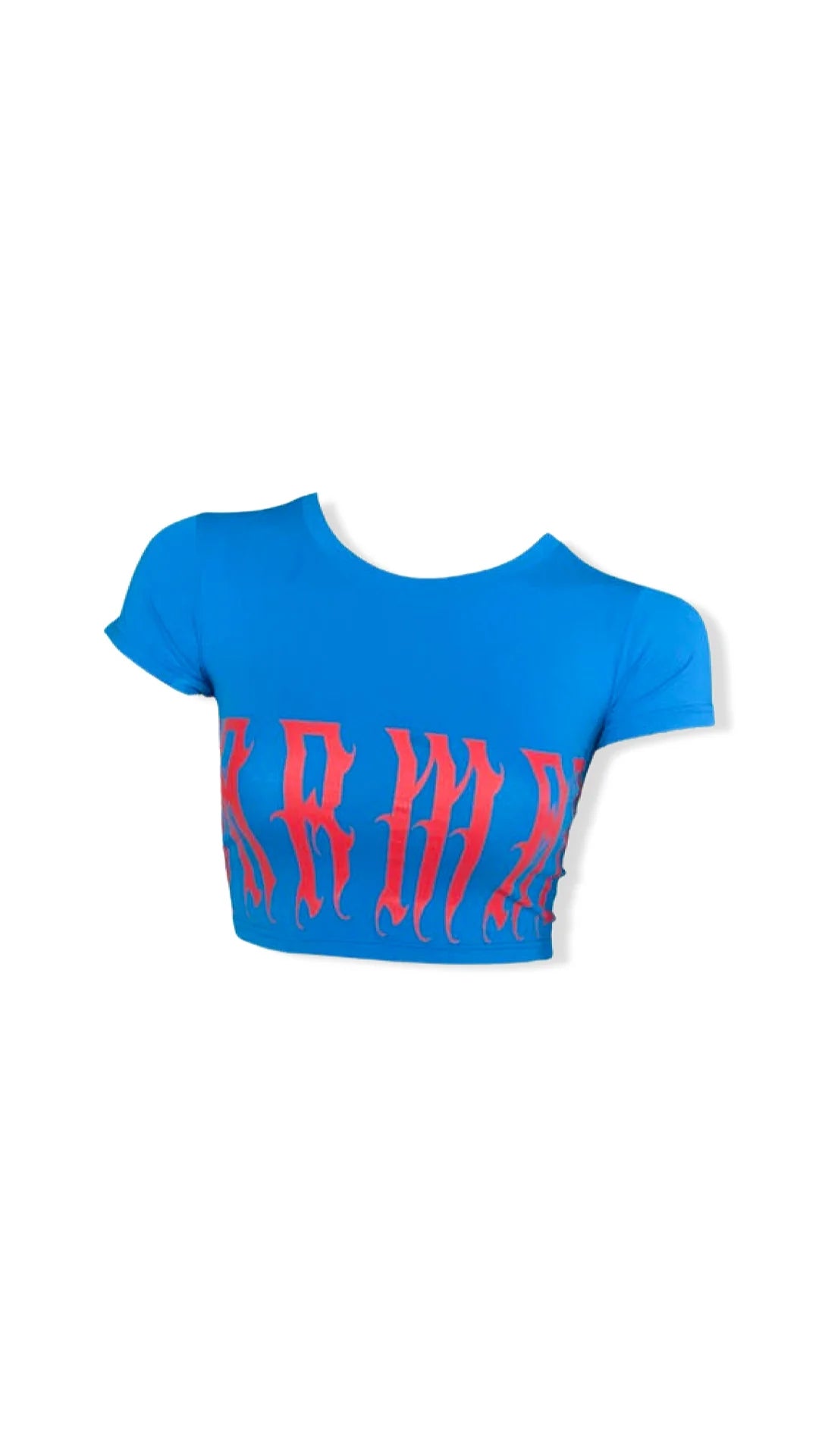 BLUE LOGO BABY TEE