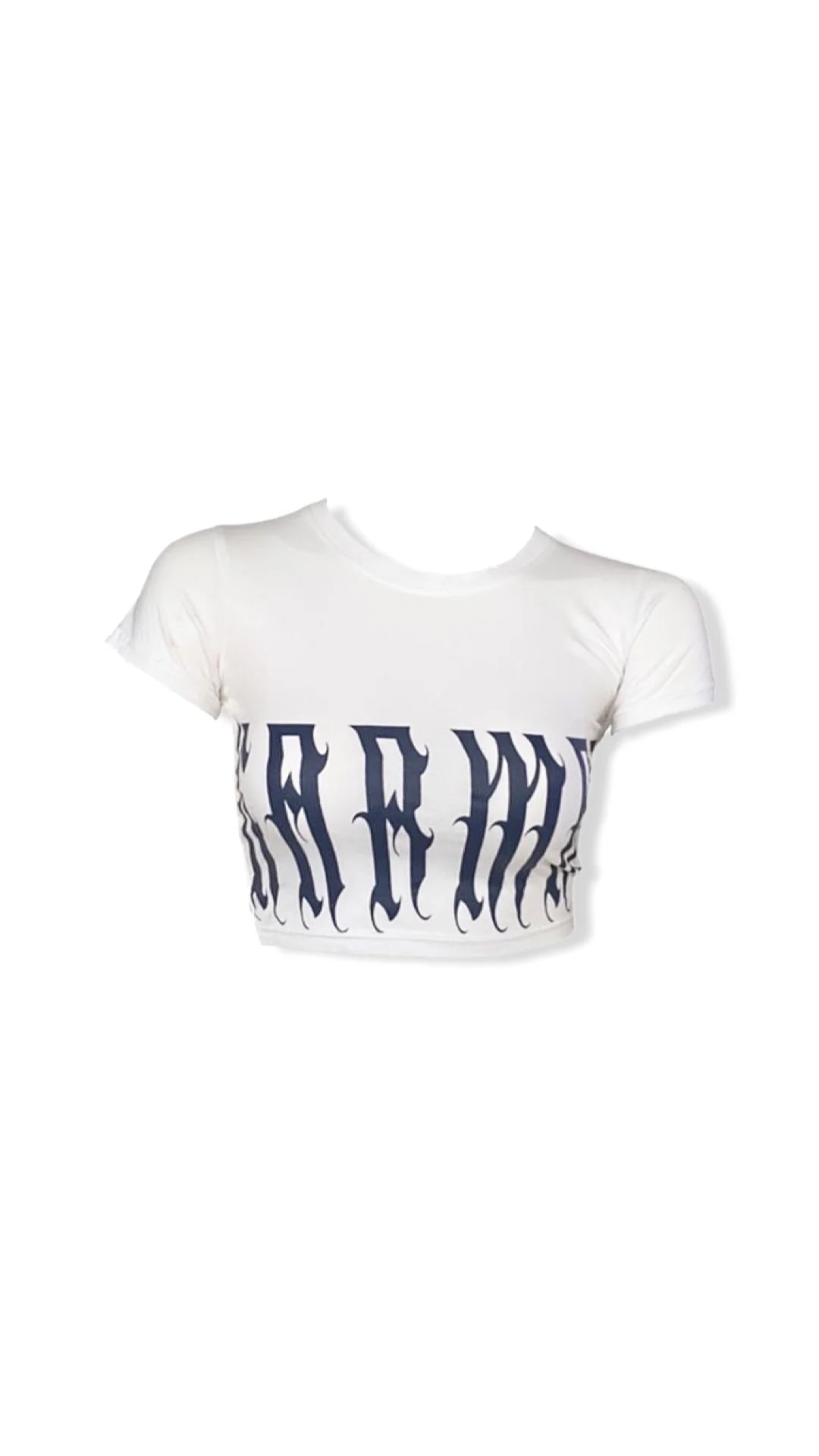 WHITE LOGO BABY TEE