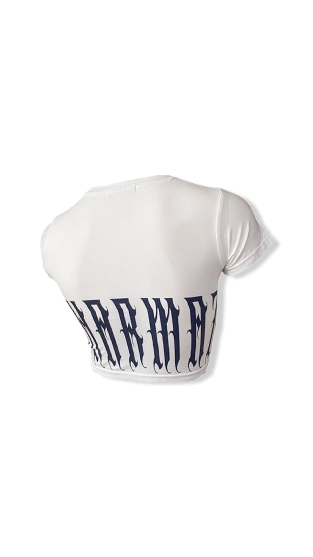 WHITE LOGO BABY TEE