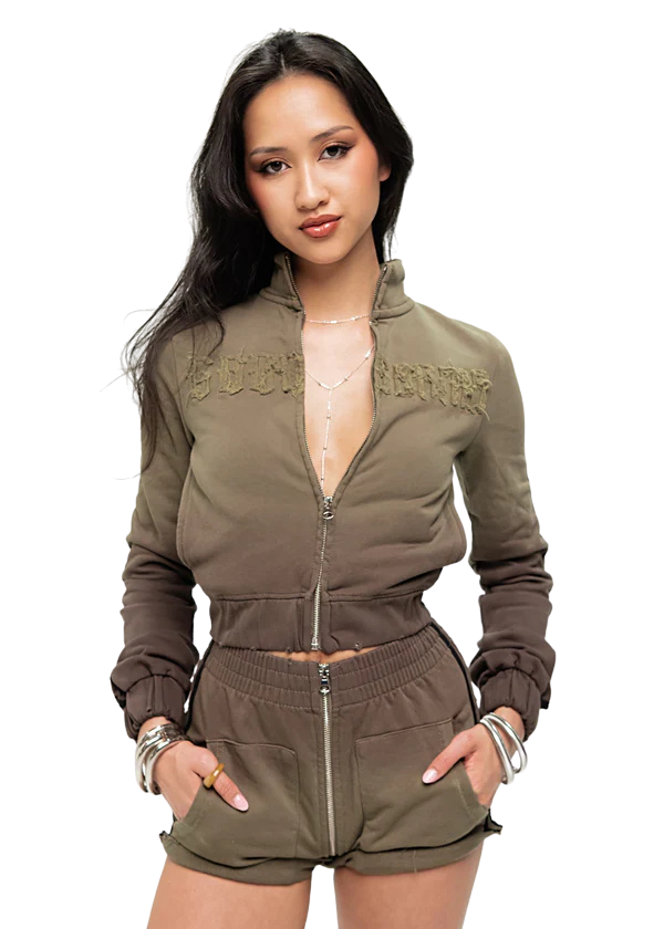 MOSS GOOD KARMA FULL ZIPPER JACKET